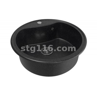 Мойка ML-GM09 круглая черная 510мм