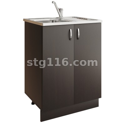 Тумба под мойку 60 (венге) с фурнитурой