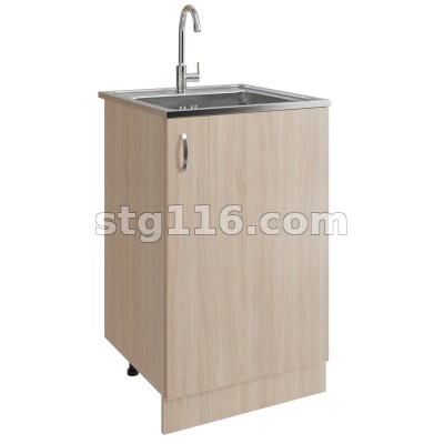 Тумба под мойку 60 (венге-светлое) с фурнитурой