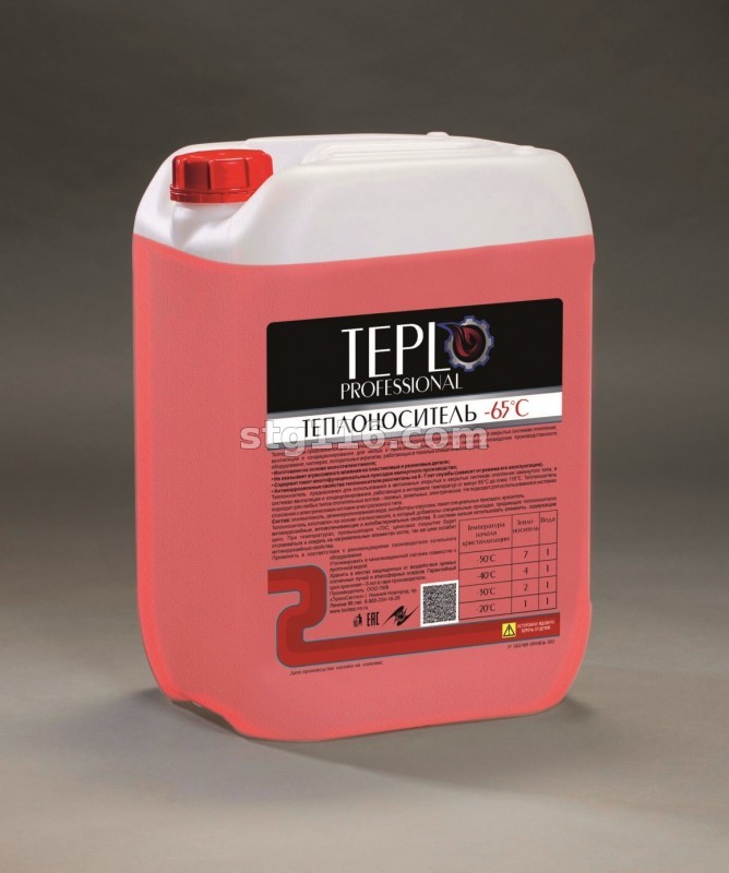 Теплоноситель TEPLO Professional -65 этилен концентрат 10кг