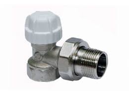 Кран ЛАТУННЫЙ радиаторный 3/4" угловой запорный AQua