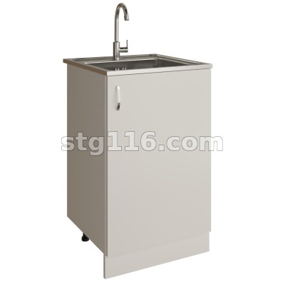 Тумба под мойку 50 (бел) с фурнитурой