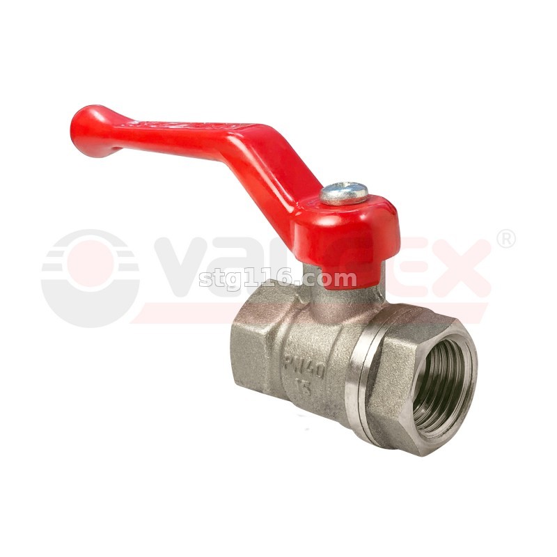 Кран лат.шар 1/2" (15) В/В (рычаг) никел Valfex (24шт)
