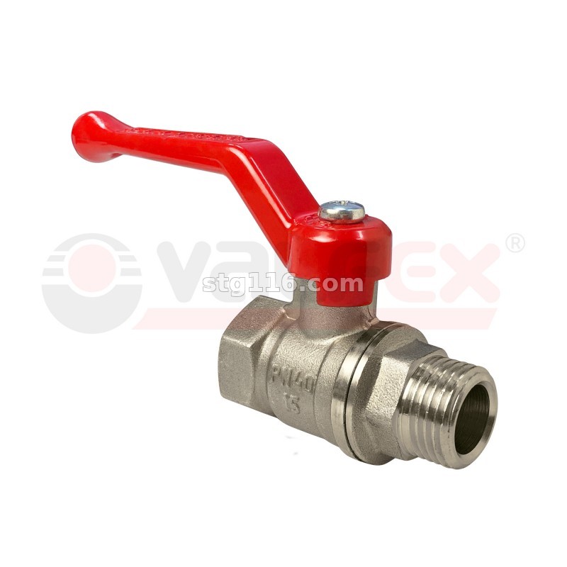 Кран лат.шар 1" (25) В/Н (рычаг) никел. Valfex (8)