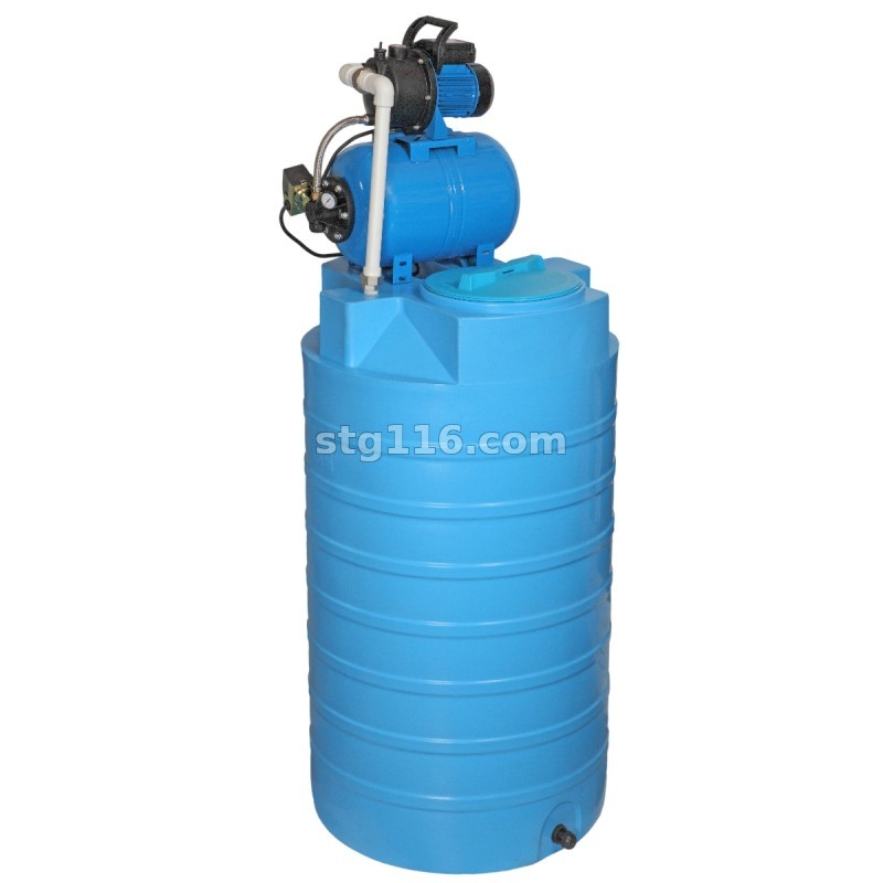 Бак д/воды ATН 1000 (черн) горизонт с поплавком Миасс