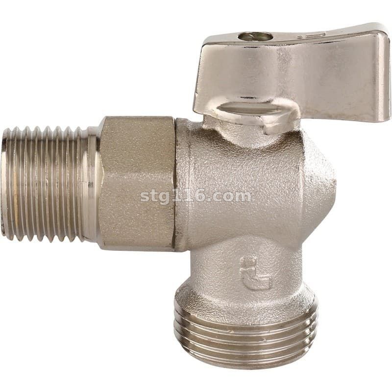 Кран лат д/стир маш 1/2" х 3/4"УГЛОВОЙ ТИМ