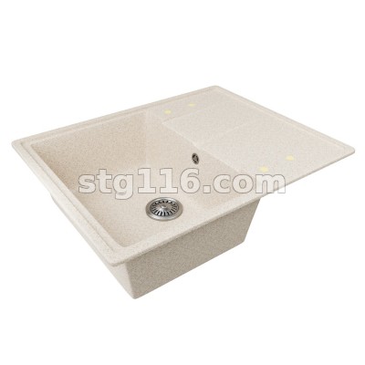 Мойка ML-GM Gloss 05 с крылом бежевая 480х620х180 мм