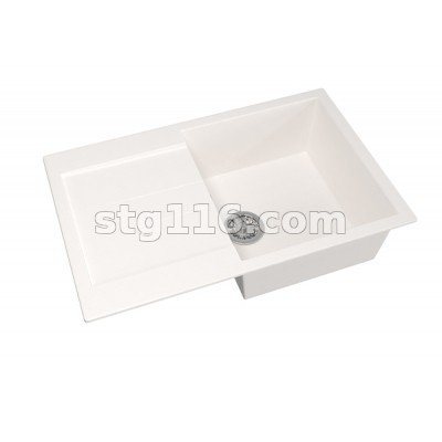 Мойка ML-GM31 с крылом белая 495х770х190 мм