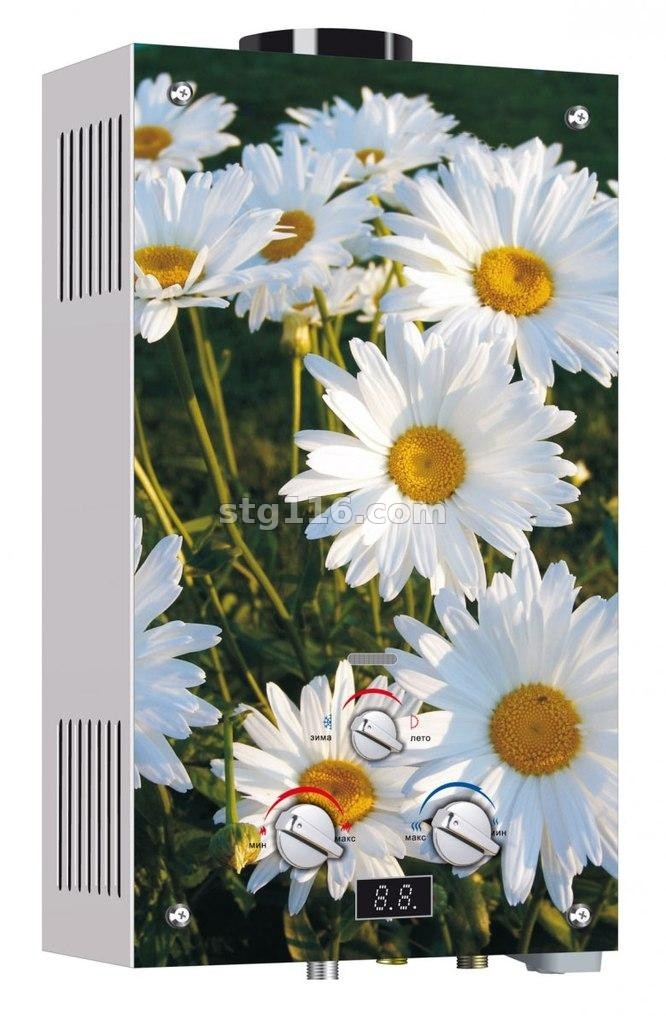 Водонагреватель газ. ЛАРГАЗ 10 л РОМАШКИ